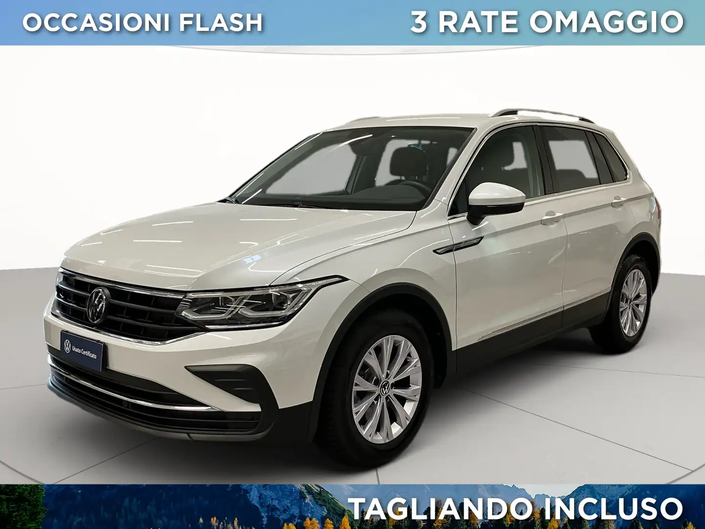 Volkswagen Tiguan 2.0 tdi life 122cv Blanc - 1