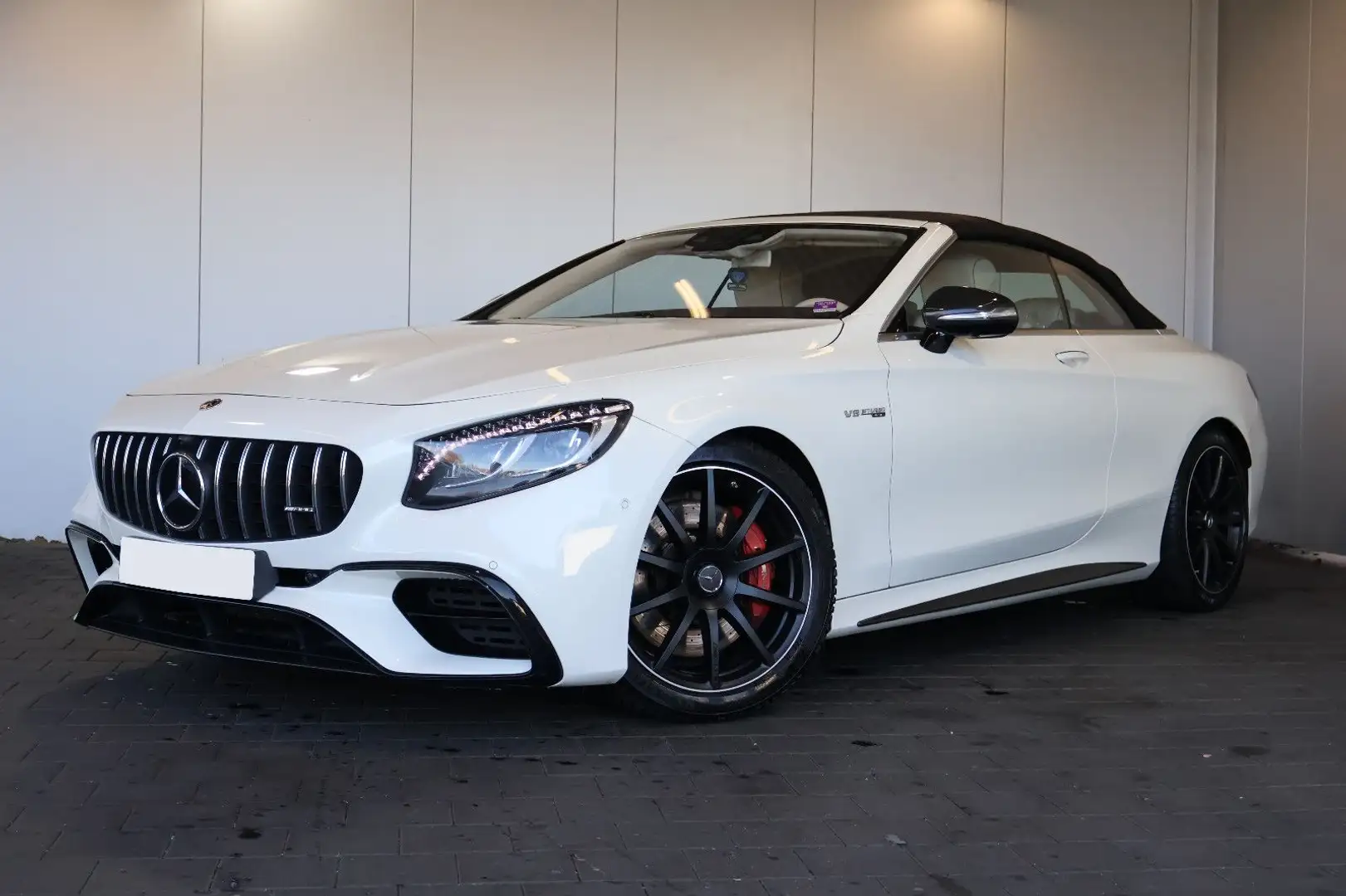 Mercedes-Benz S 63 AMG Cabrio 4M AIR+HUD+NACHT+SOFT+BURM.+20" Weiß - 2