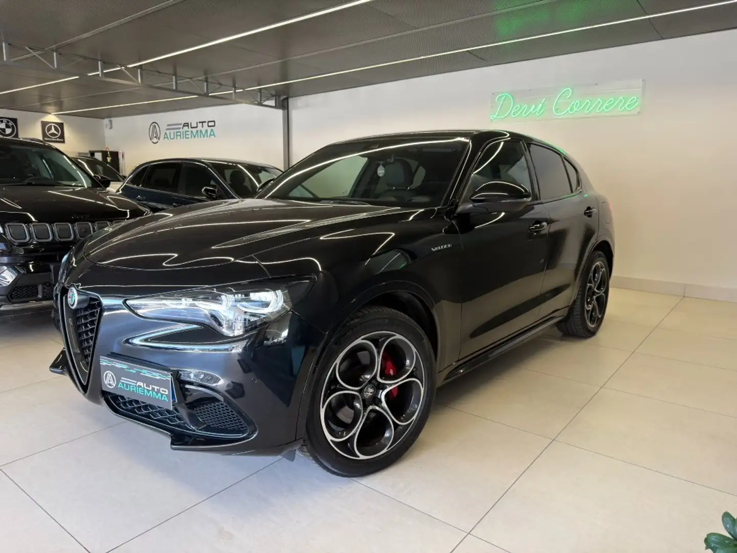 Alfa Romeo Stelvio 2.2 T 210 CV Q4 VELOCE UFFICIALE ITALIA Nero - 1