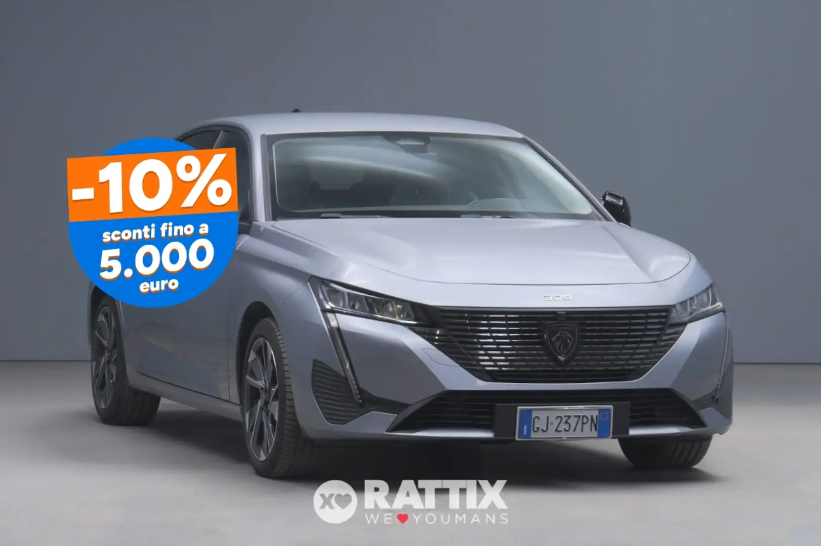 Peugeot 308 1.2 Puretech Turbo 130CV Allure Pack Grau - 1