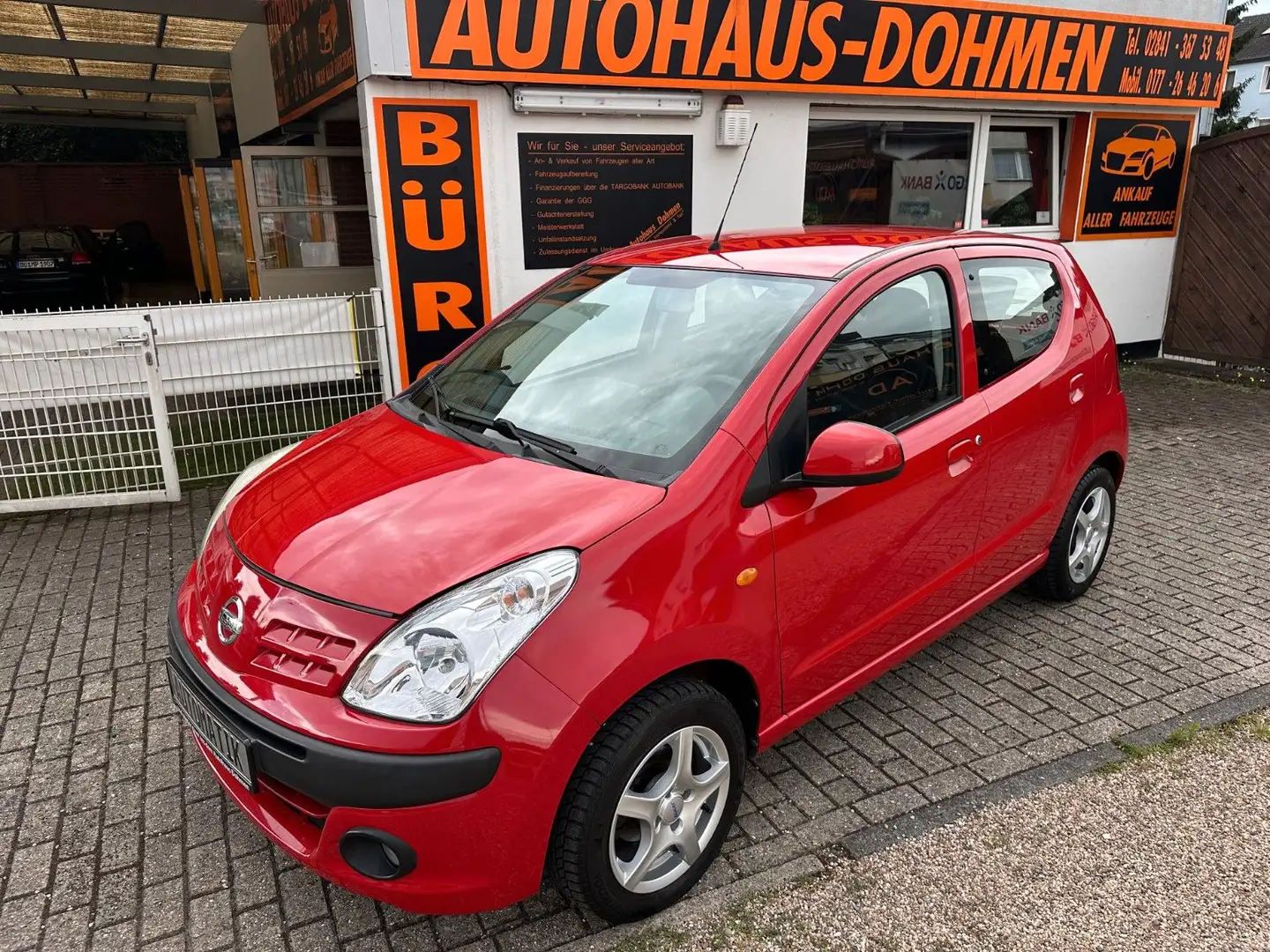 Nissan Pixo Acent + Navi +Bluetooth+Klima+Tüv Neu Rojo - 1