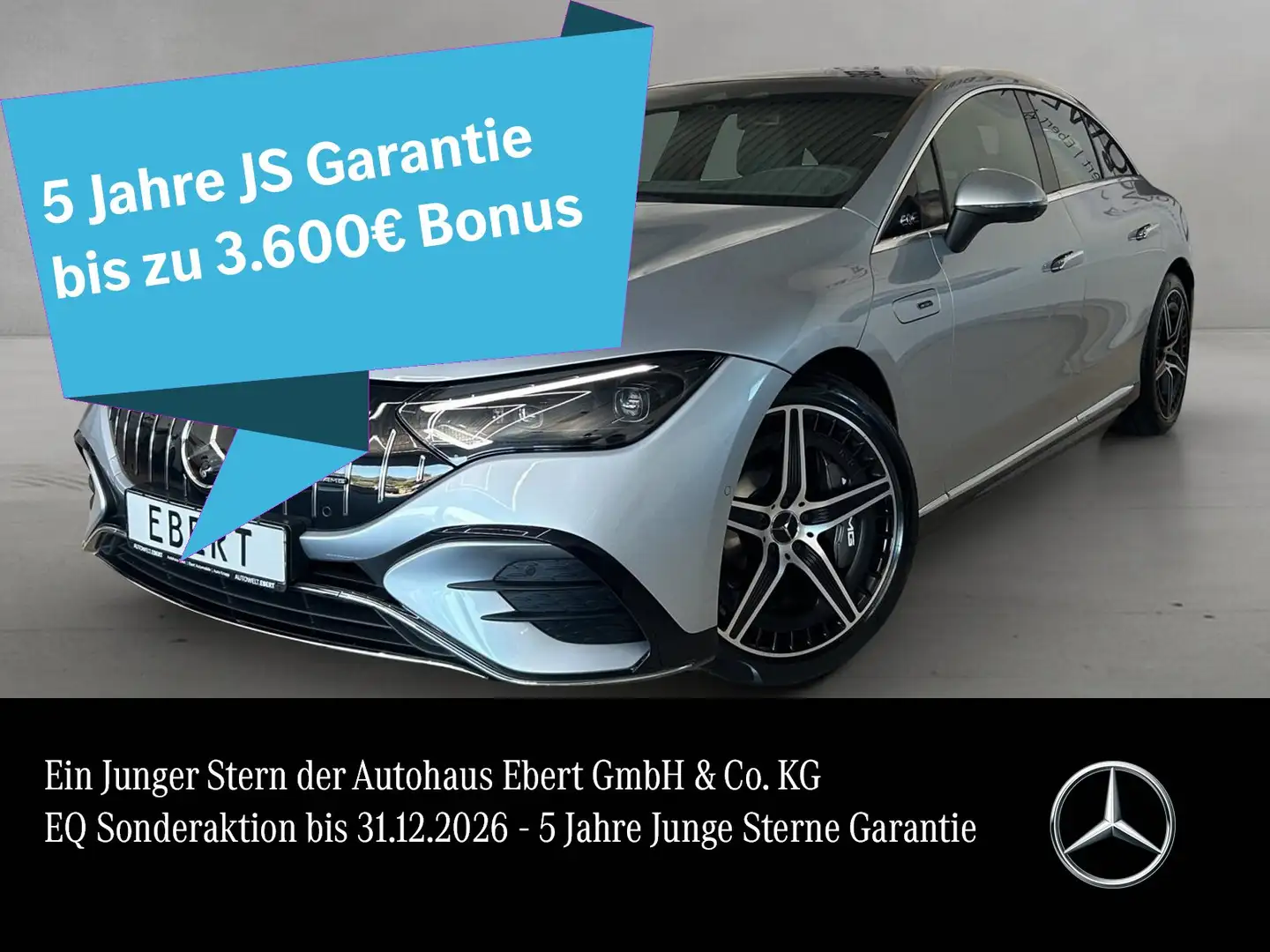 Mercedes-Benz EQE 53 AMG Prem+ HYPER Pano DISTRO Memo AIRMATIC Silber - 1