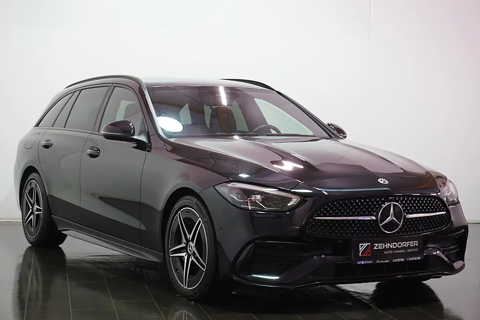Mercedes-Benz C 200 d / 3 x AMG / Navi / LED / Keyless / Anhängerk... Schwarz - 2