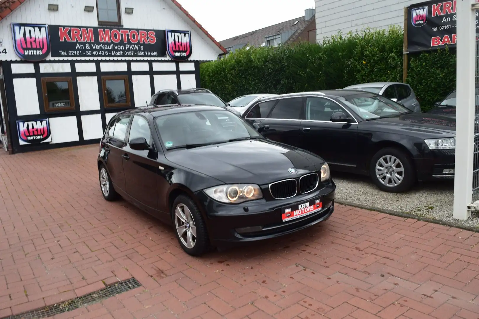 BMW 120 d TÜV/AU NEU,BI-XENON,VOLLLEDER,NAVI,6 GANG Noir - 2