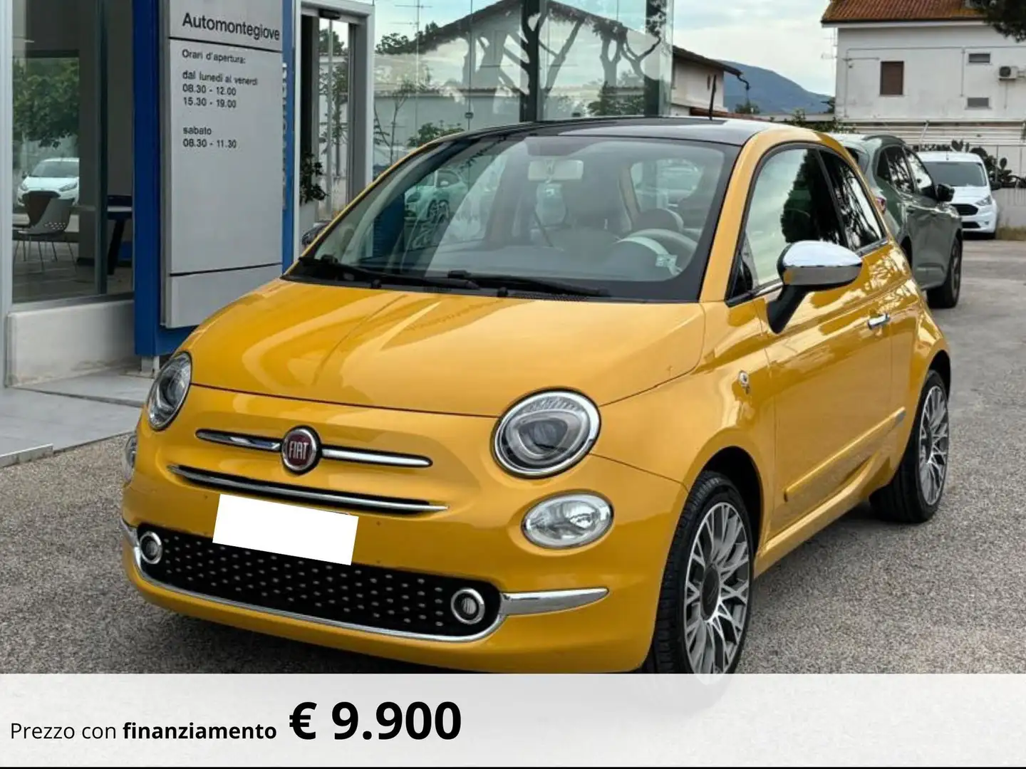 Fiat 500 1.2 Lounge Gelb - 1
