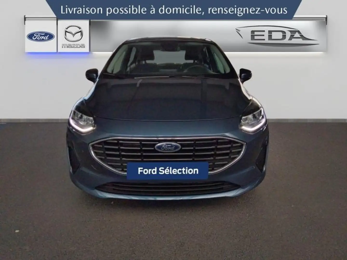 Ford Fiesta 1.0 Flexifuel 95ch Titanium Business 5p Bleu - 2