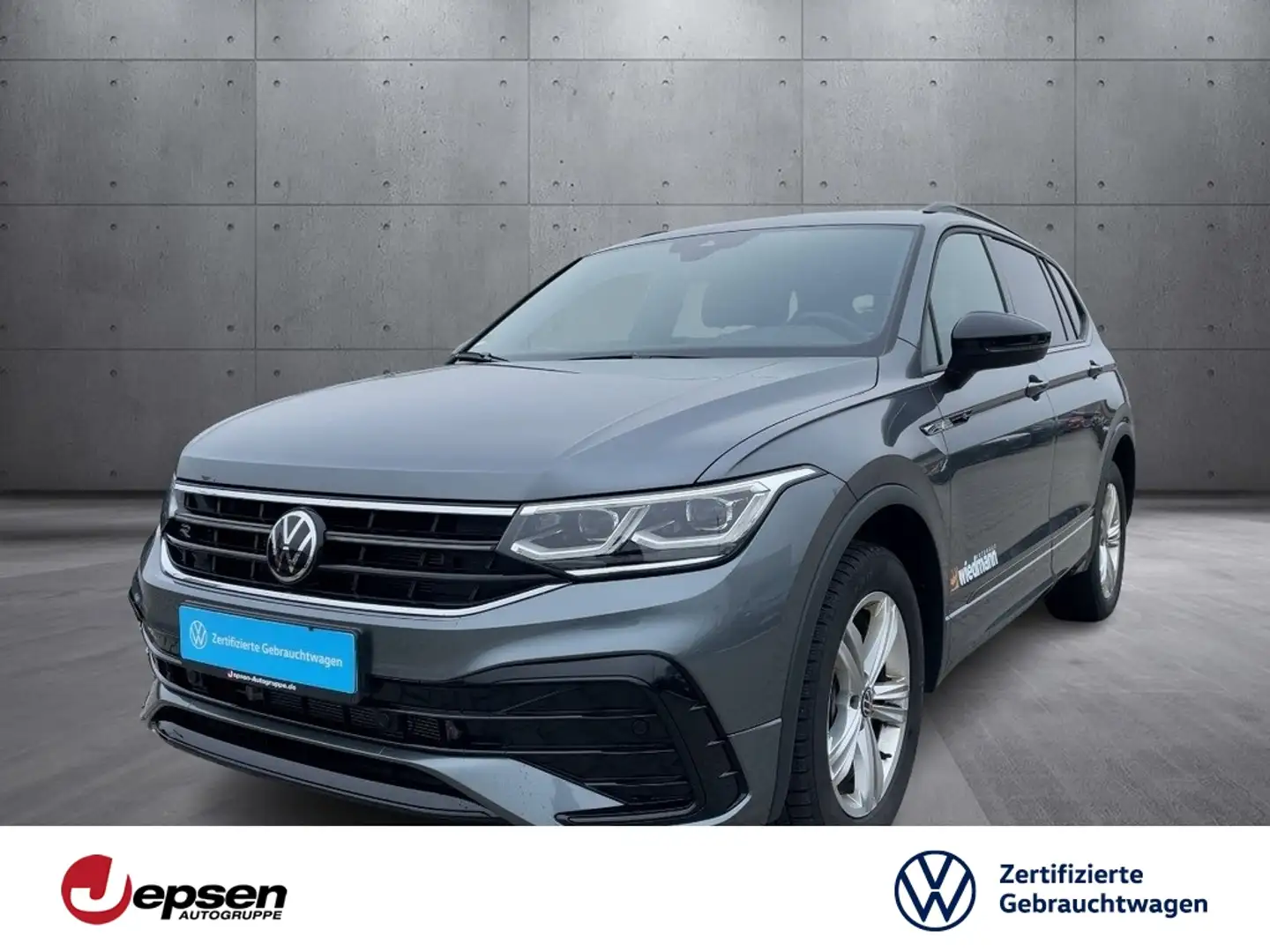 Volkswagen Tiguan Allspace R-Line 2.0TDI 4M DSG AHK+RKamera Grau - 1