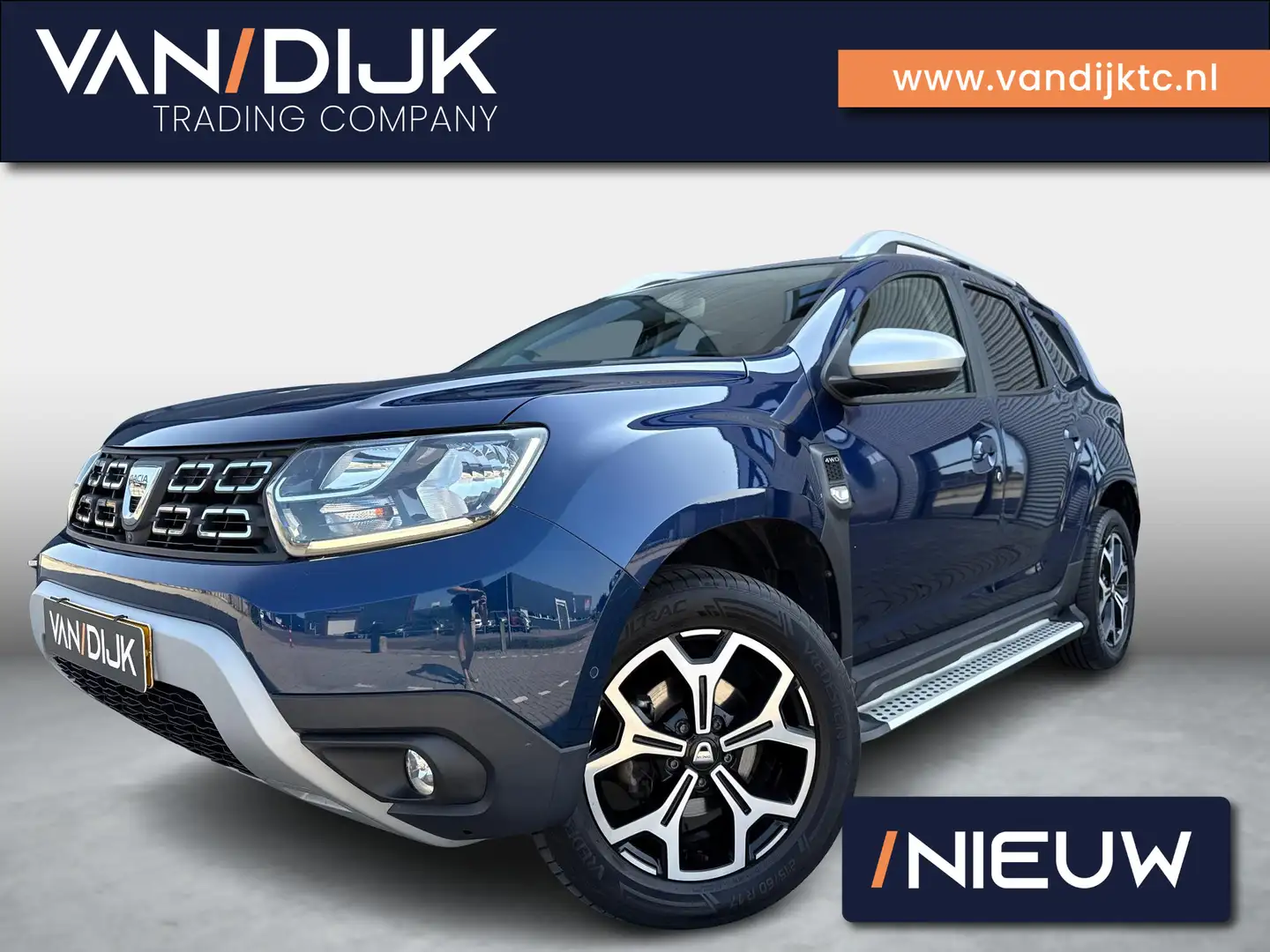 Dacia Duster 1.2 TCe 4x4 Prestige ✓Navigatie ✓360º Camera ✓Clim Blauw - 1