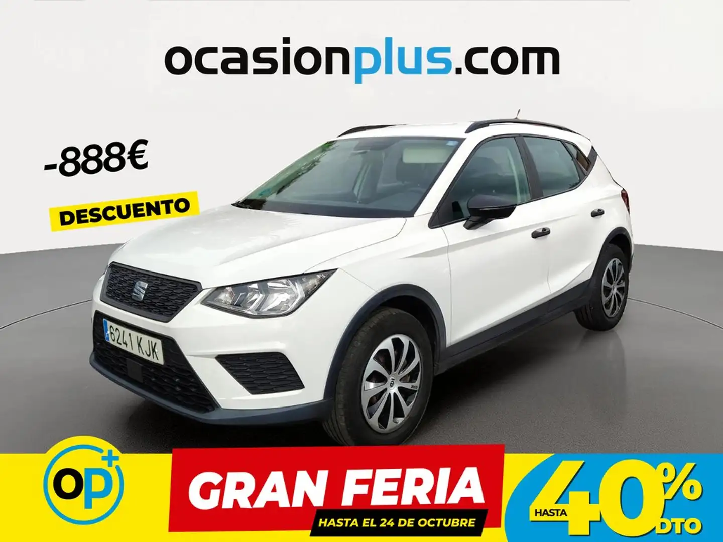 SEAT Arona 1.6TDI CR S&S Reference Plus 95 Blanco - 1