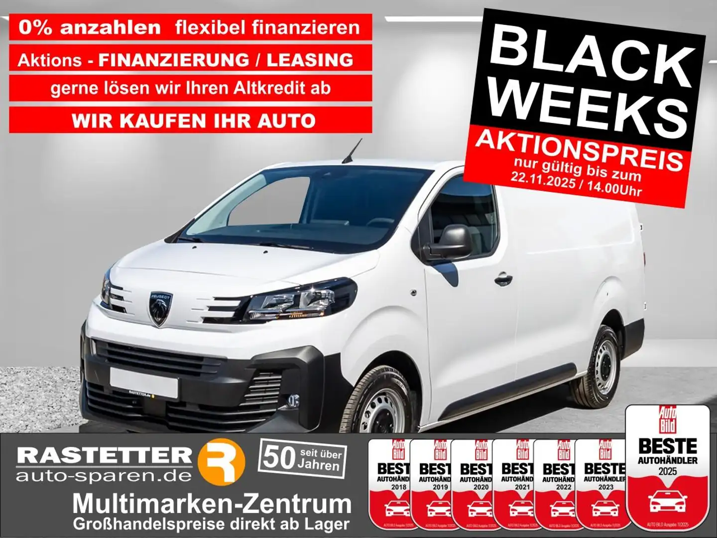 Peugeot Expert Kasten L3 City+Visibility+DriveAssist+Kamer Weiß - 1