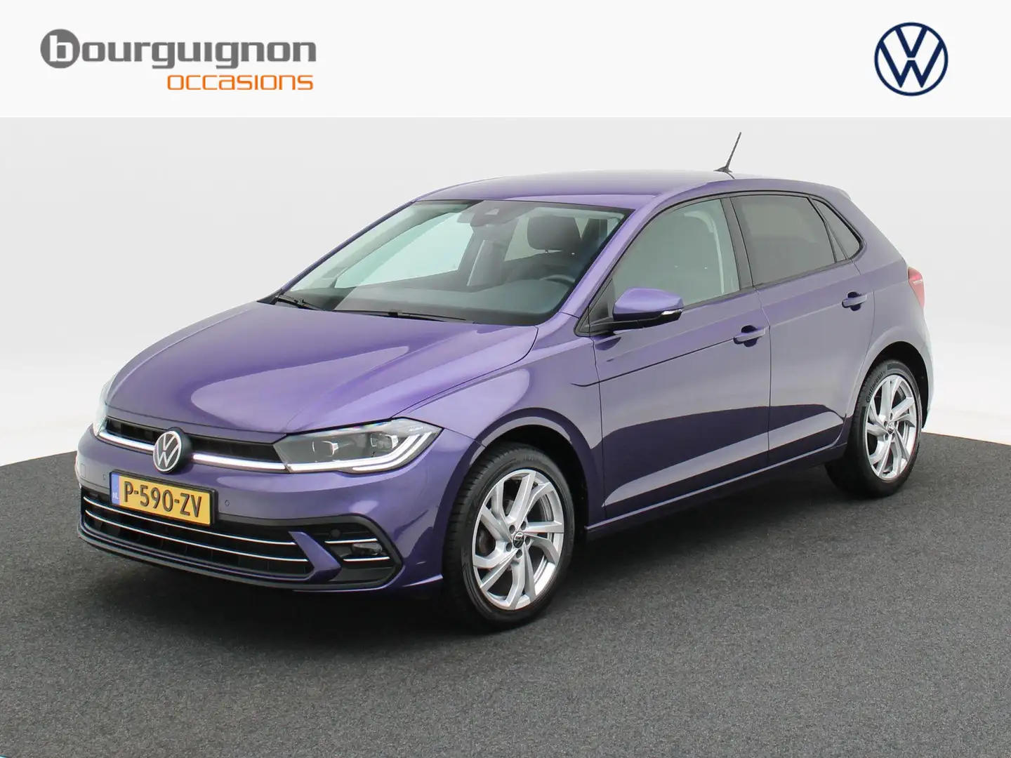 Volkswagen Polo 1.0 TSi Automaat Style | Full LED | Climate Contro Paars - 1