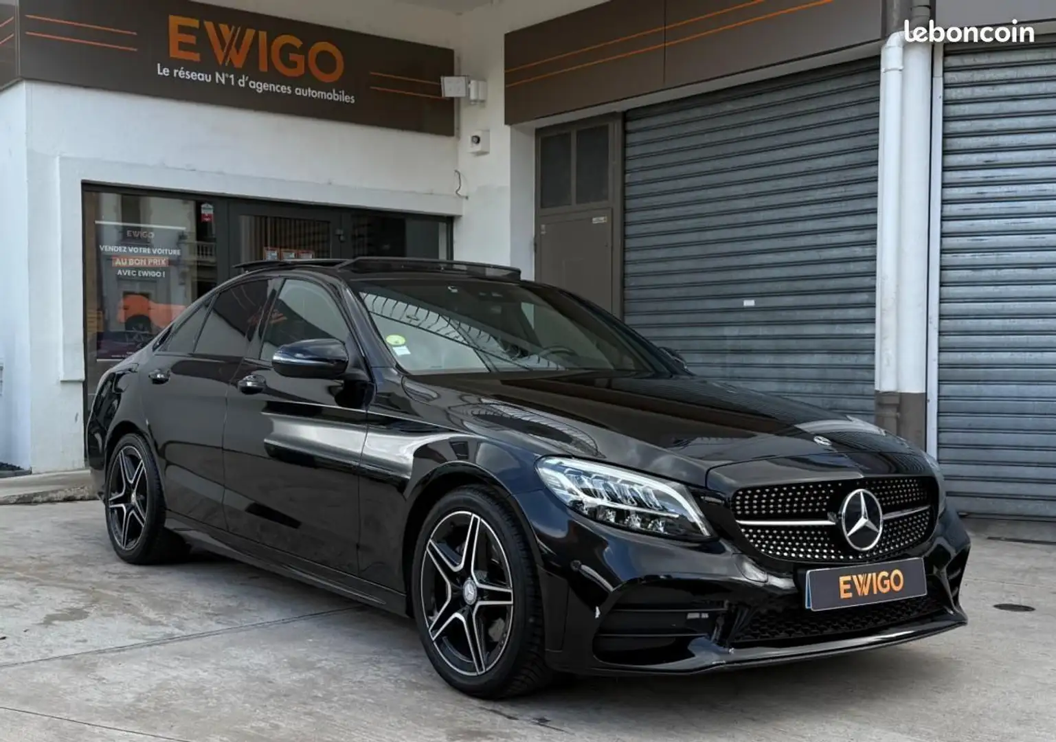 Mercedes-Benz C 200 Mercedes IV (2) 200 D AMG LINE 9G-TRONIC %2B TOIT OUVRANT CARPLAY CAMERA Schwarz - 1