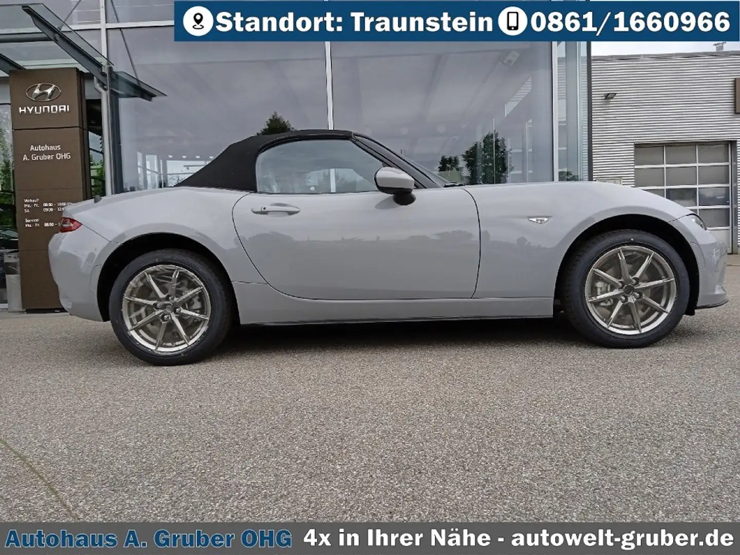 Mazda MX-5 SKYACTIV-G Exclusive + Navigation + Leder  Grijs - 2