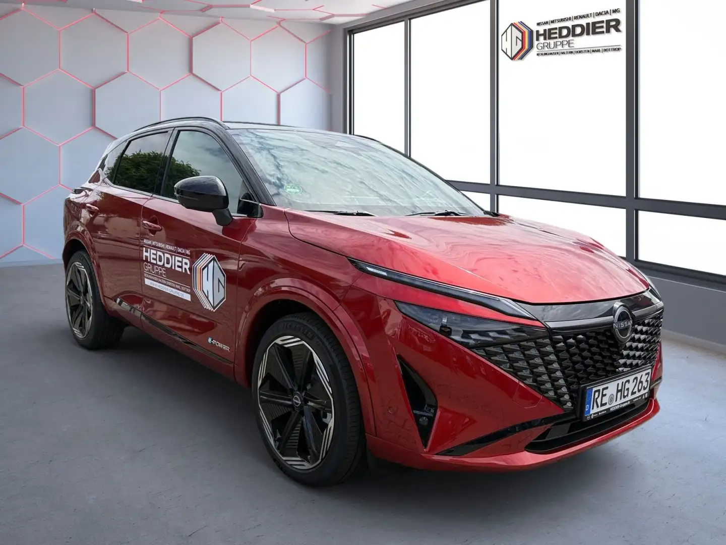 Nissan Qashqai N-Design e-Power*NAVI*PDC*360°Kamera*SHZ Rood - 2
