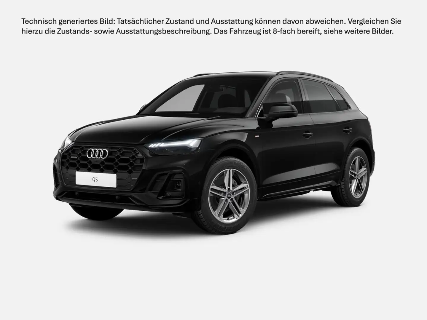 Audi Q5 45 TFSI quattro S tronic S line |Matrix|ACC Schwarz - 2