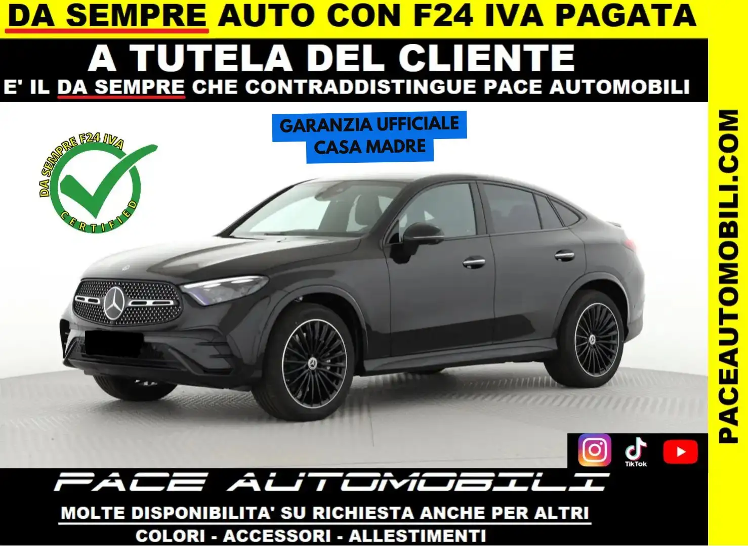 Mercedes-Benz GLC 200 COUPE 4M AMG PREMIUM PLUS NIGHT 20" DIGITAL LIGHT Nero - 1