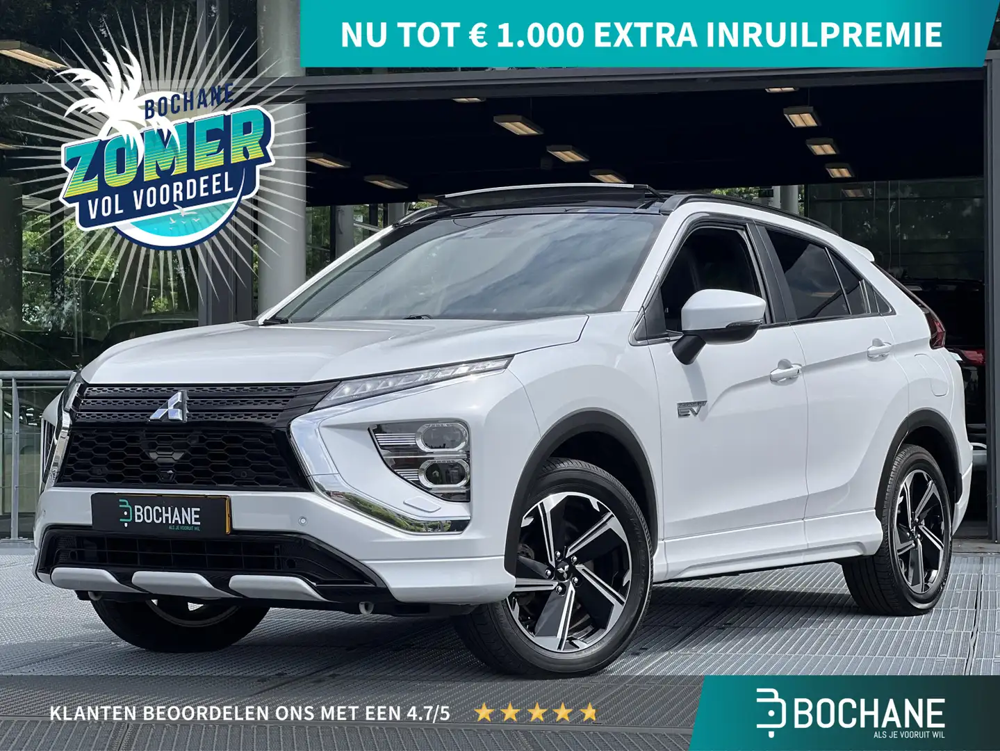 Mitsubishi Eclipse Cross 2.4 PHEV Prestige | Panoramadak | Navigatie | Adap Wit - 1