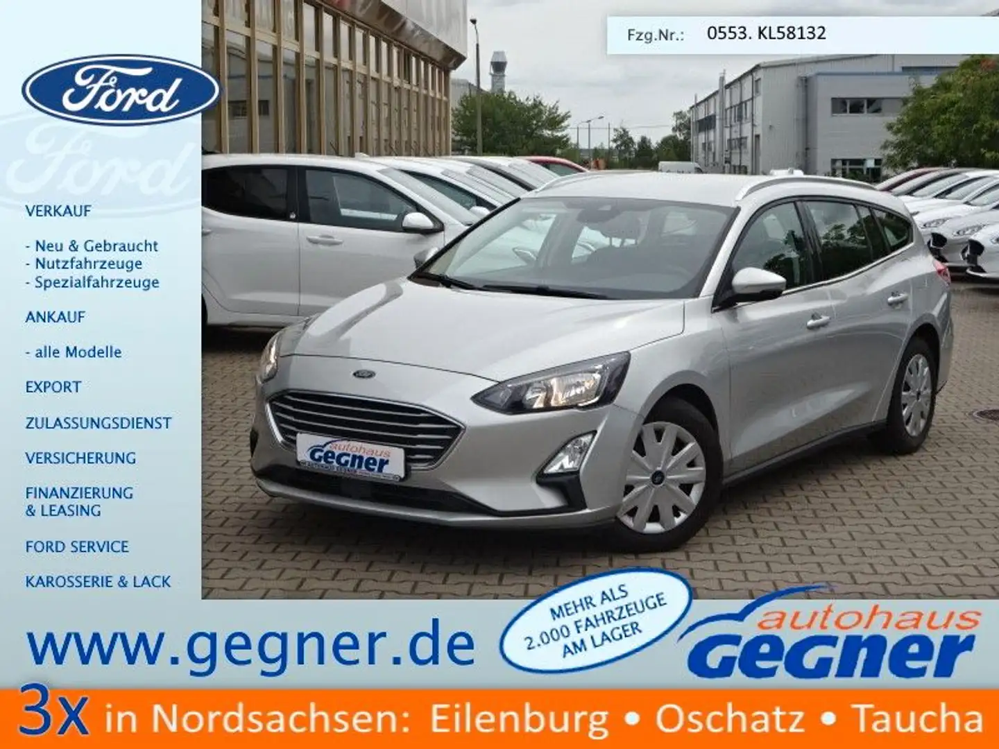 Ford Focus Turnier 95PS COOL&CONNECT Navi Klima Silber - 1