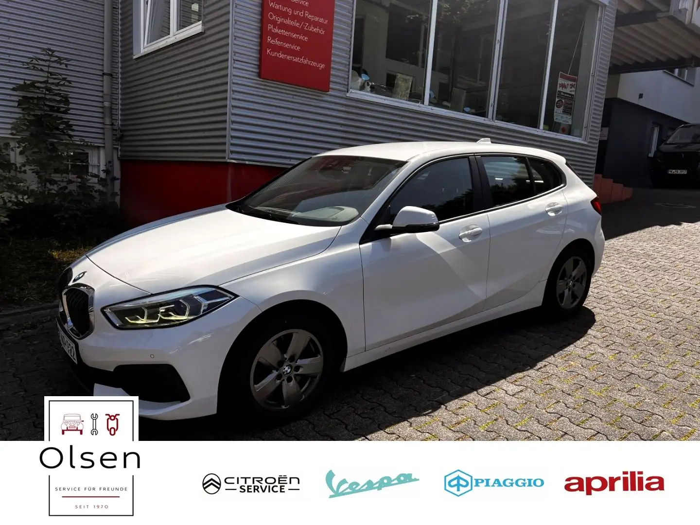 BMW 118 i Advantage 118i EU6d Blanc - 1