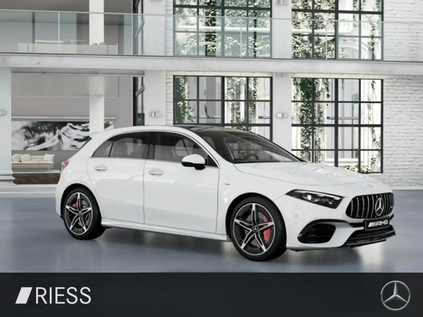 Mercedes-Benz A 45 AMG S 4M Distr Night Perf Sitze Pano HUD 19" Weiß - 2