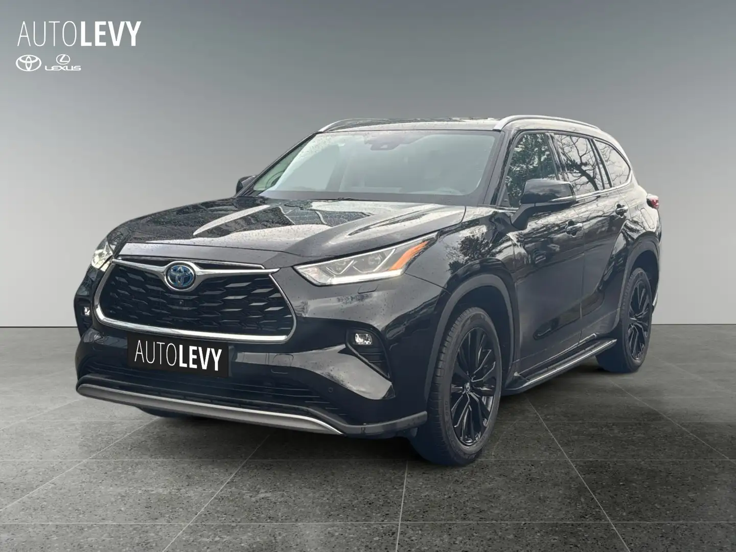 Toyota Highlander 2.5 Hybrid Luxury *360°*LHZ*PANO* Negro - 2