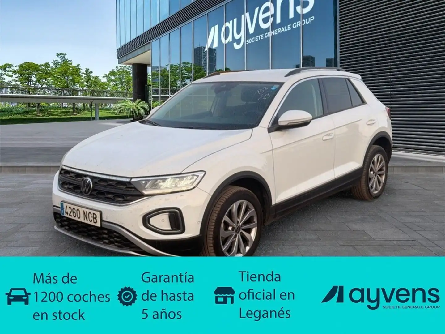 Volkswagen T-Roc 1.5 TSI Más DSG7 110KW Blanco - 1