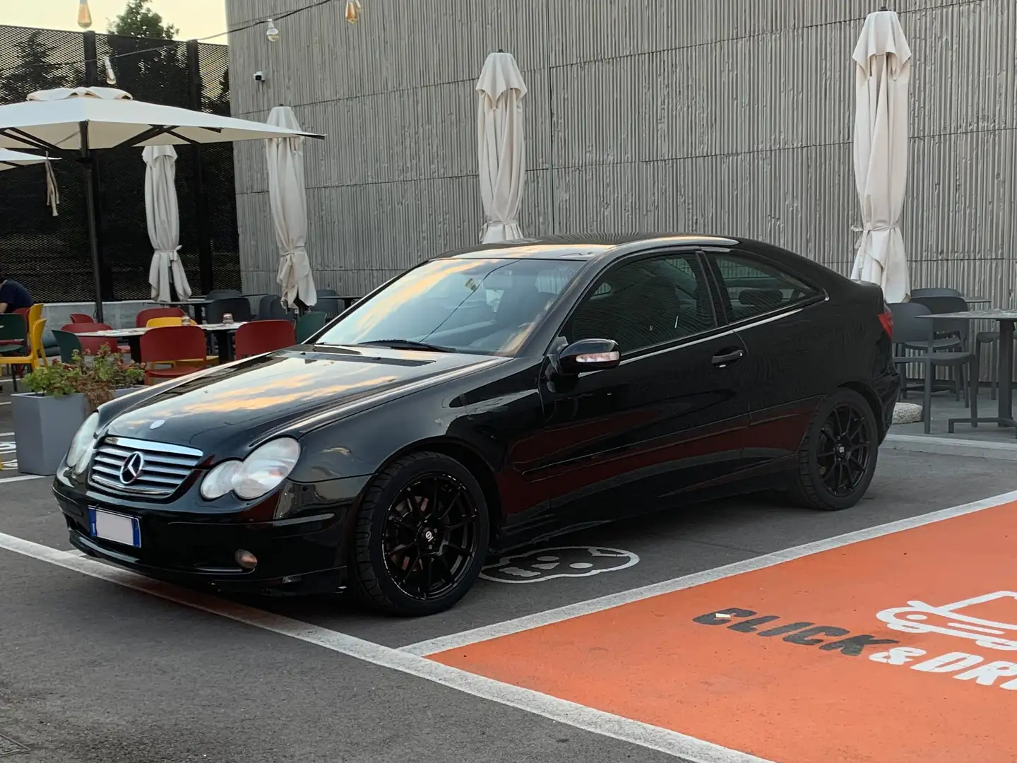 Mercedes-Benz C 180 C SportCoupe 180 Kompressor Nero - 1