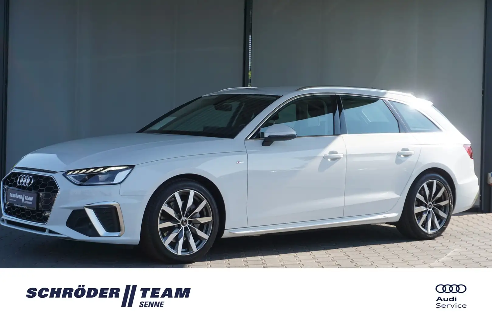 Audi A4 Avant 40 TFSI S tronic S line Navi ACC LED Mass Weiß - 1