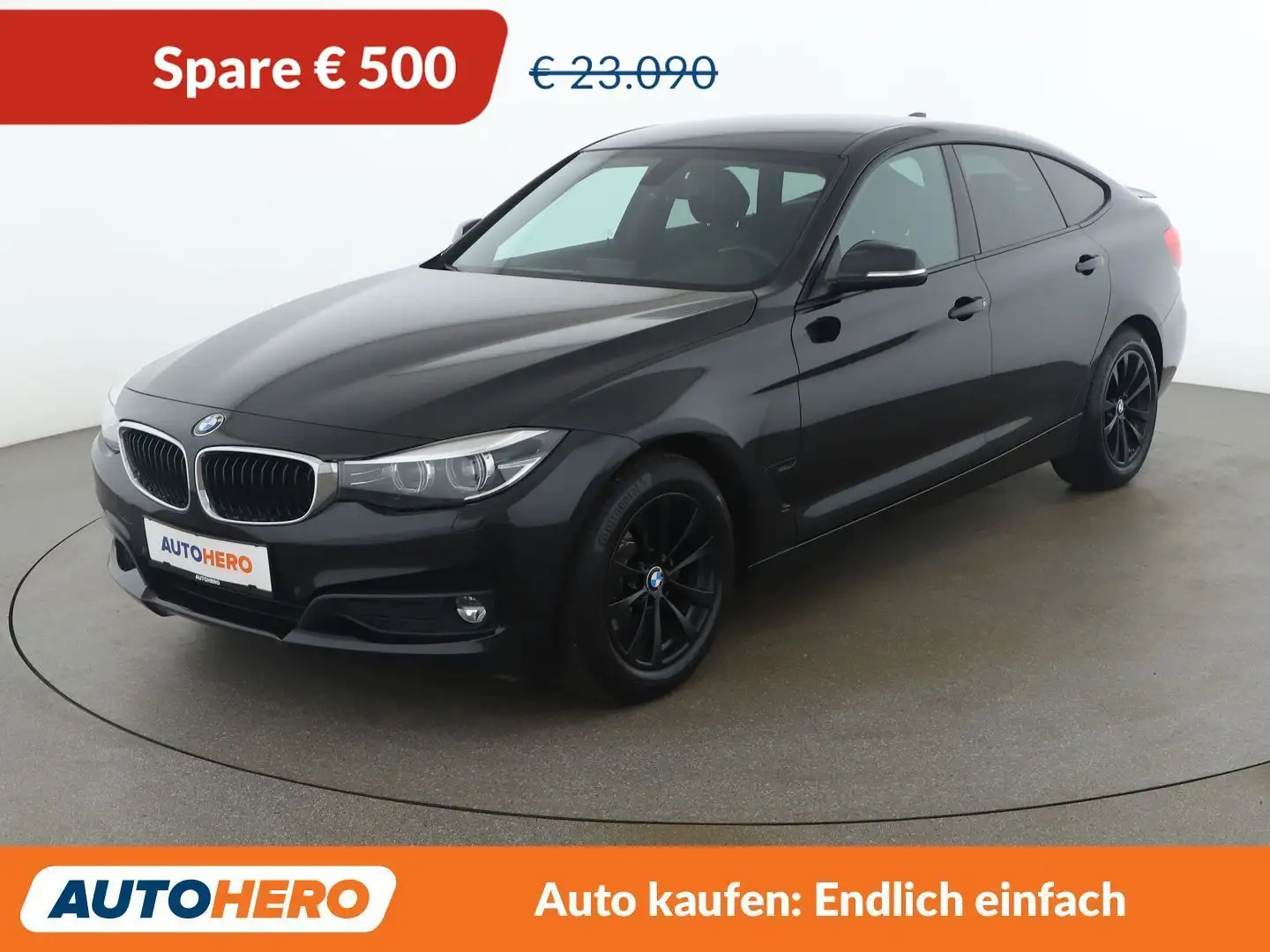 BMW 320 320d GT xDrive Advantage Schwarz - 1
