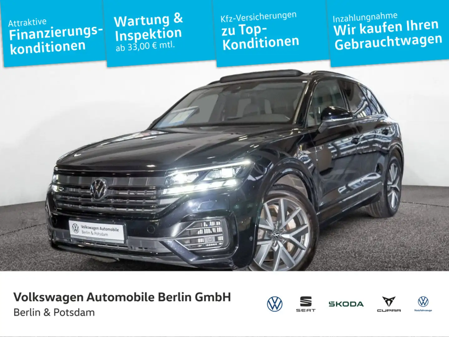 Volkswagen Touareg 3.0 V6 TSI R eHybrid 4M Pano AHK Kamera Schwarz - 1
