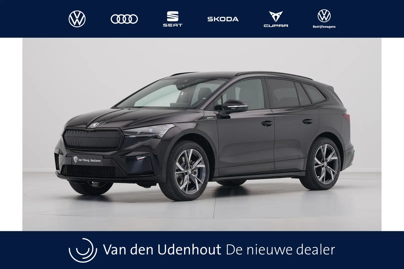 Skoda Enyaq iV 85 Elektromotor 286 1AT Sportline Automaat Negro - 1
