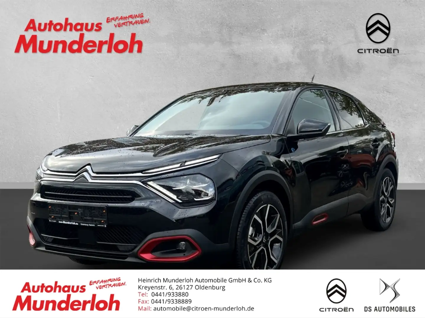 Citroen E-C4 Electric Feel Pack Navi 2-Zonen-Klimaautomatik Rückfahrkame Zwart - 1