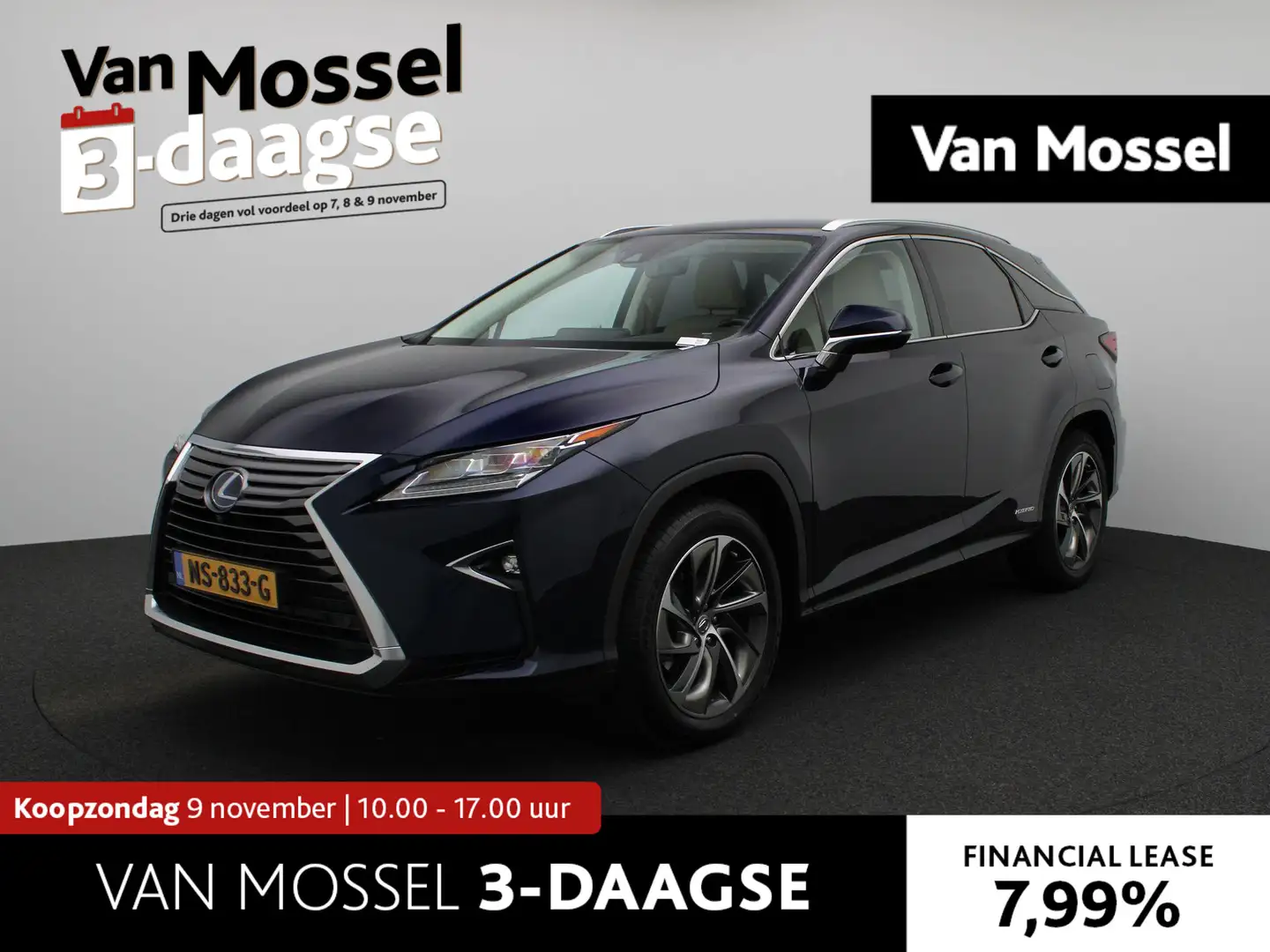 Lexus RX 450h 4WD President Line | DEALER ONDERHOUDEN | MARK LEV Blauw - 1