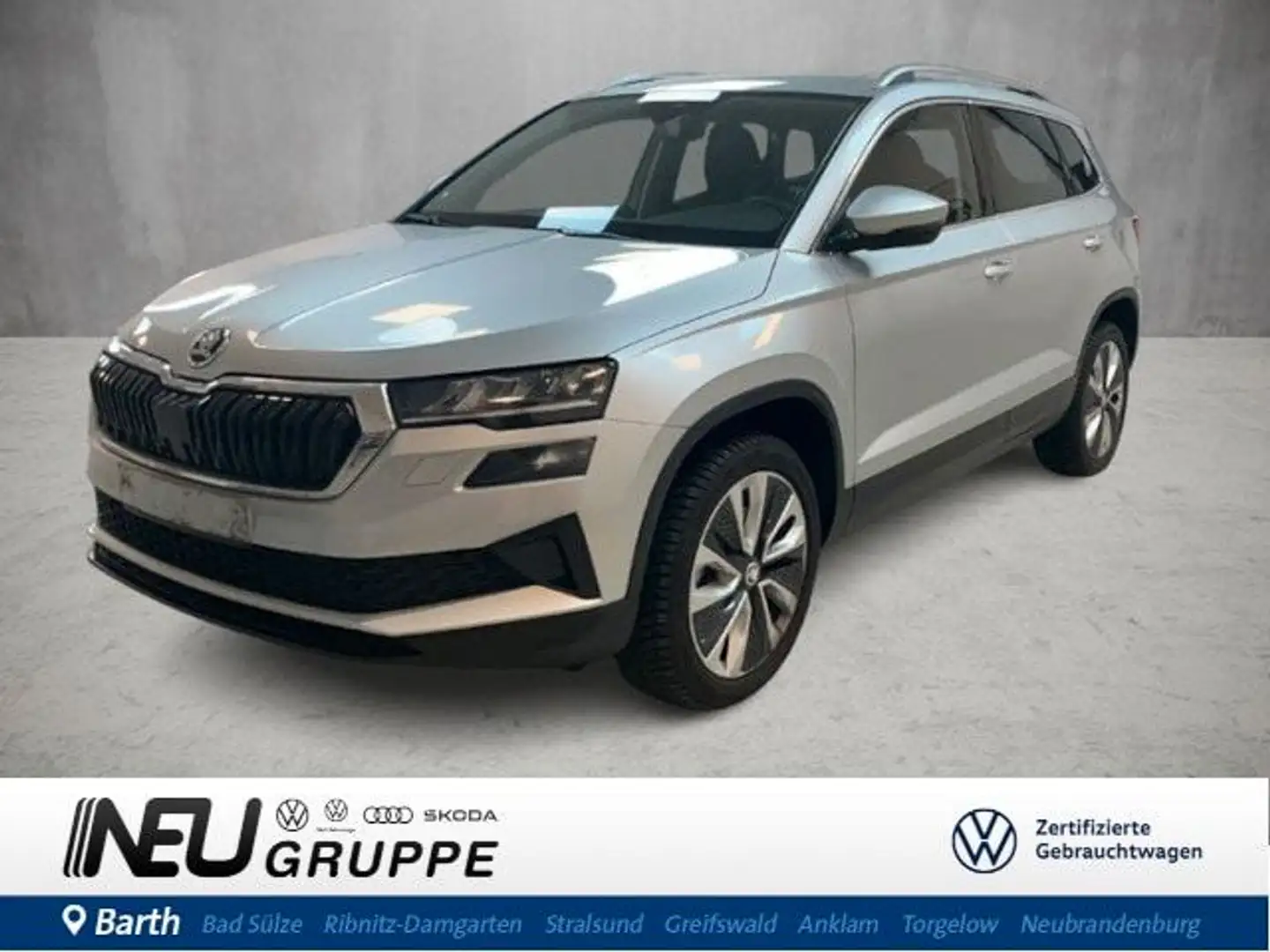 Skoda Karoq Selection DSG ACC LED  SHZ  Smartlink Silber - 1