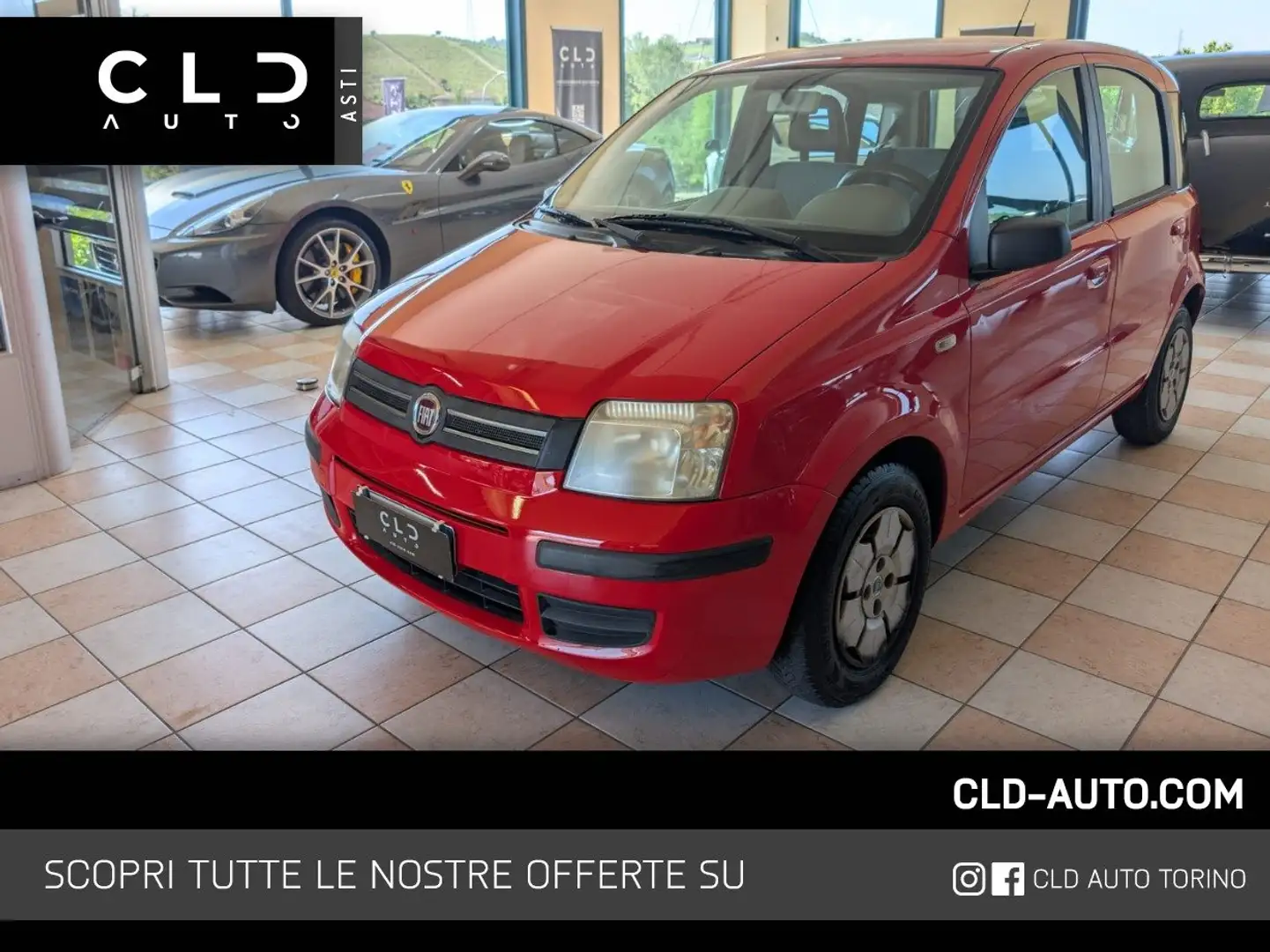 Fiat Panda Panda 1.1 Active eco Clima Rosso - 1