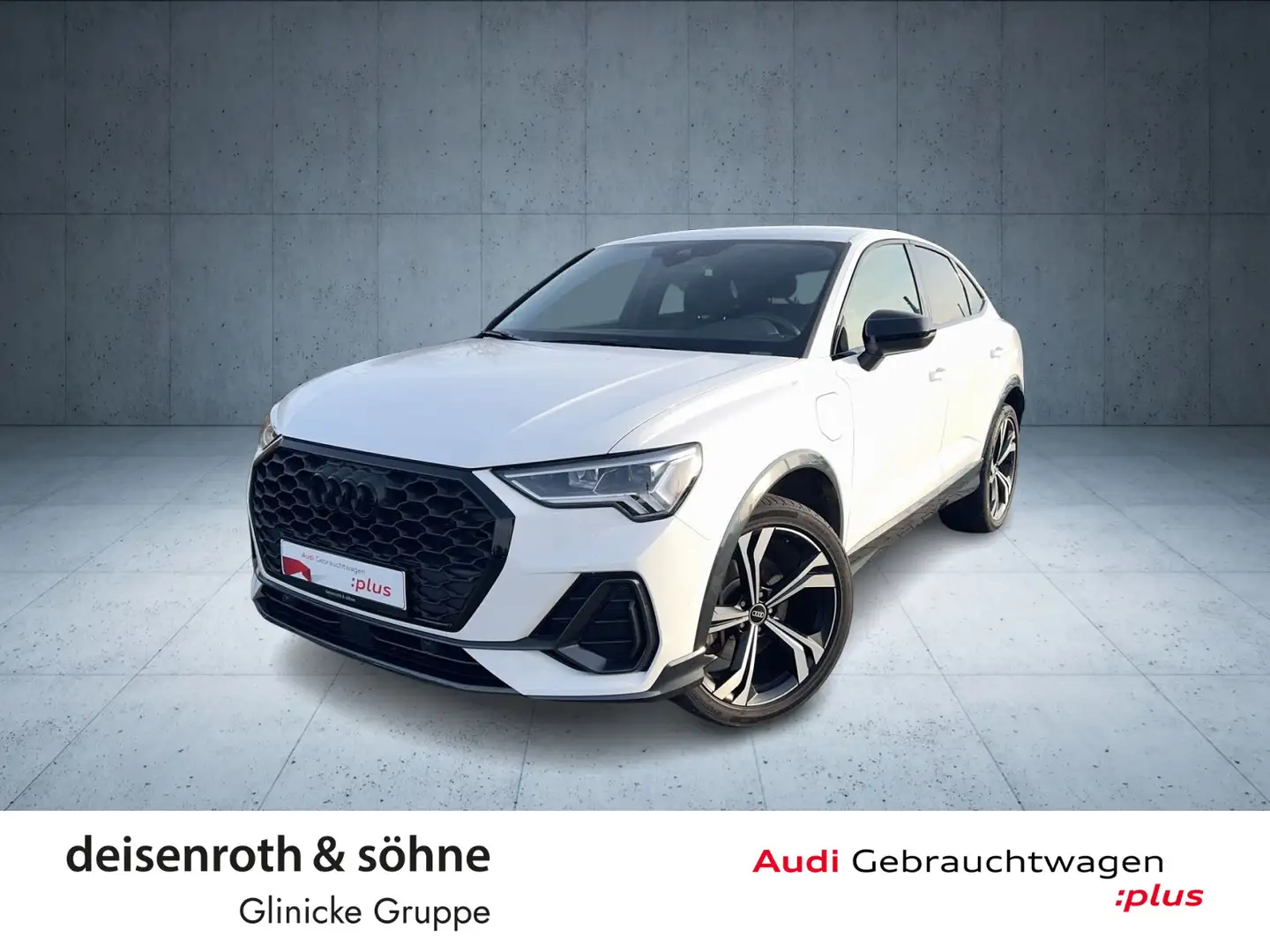Audi Q3 45 TFSI e S line/AHK/LED/Nav/Kam/20 Weiß - 1