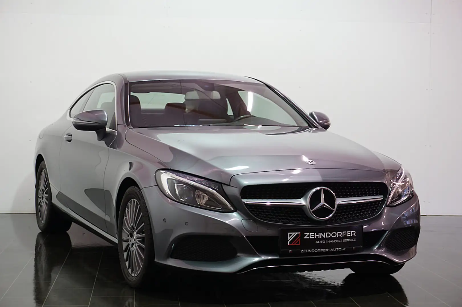 Mercedes-Benz C 220 d Coupe Aut. / Leder / Navi / SHZ / LED / Tempomat Grau - 1