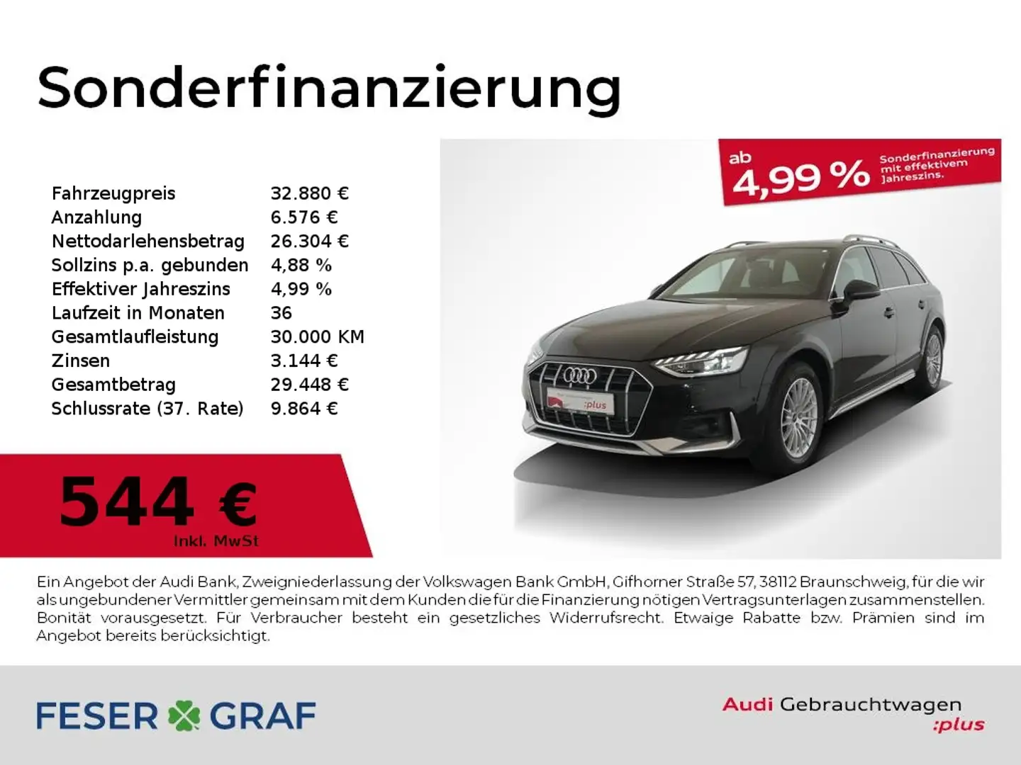 Audi A4 allroad 40 TDI quattro S tronic AHK/ matrix LED/ Panorama Schwarz - 1