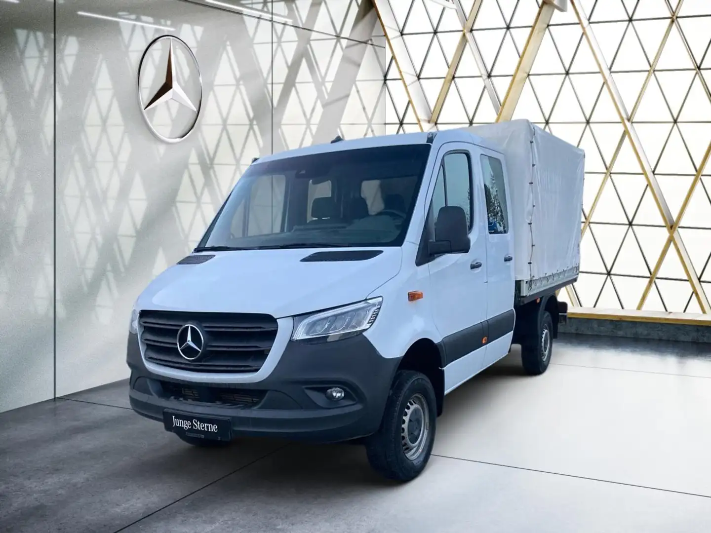 Mercedes-Benz Sprinter 316 CDI 4x4 Pritsche Standard AHK*MBUX* Weiß - 1