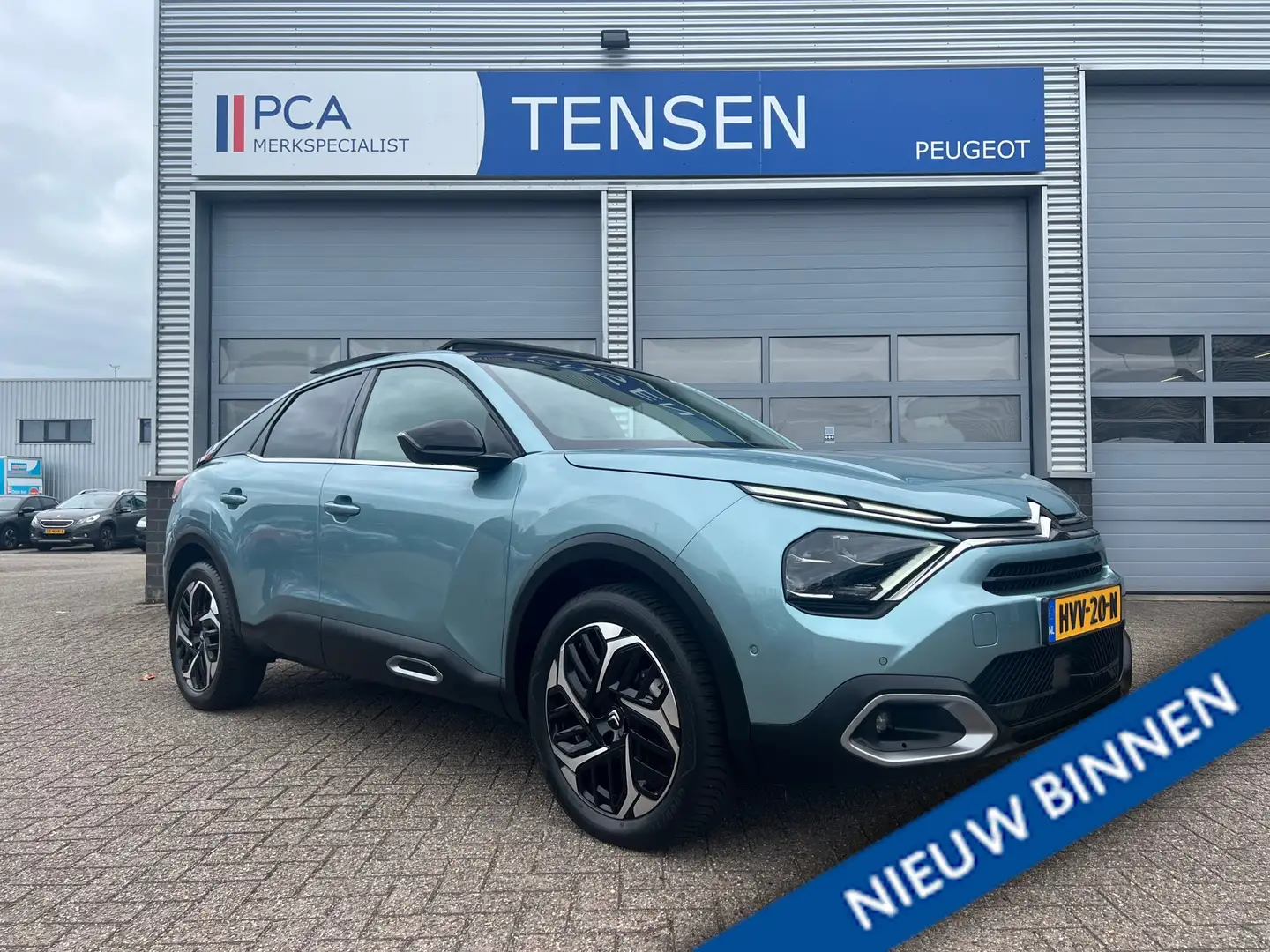 Citroen C4 1.2 130PK Shine | Automaat | Navigatie | Opendak | Blauw - 1