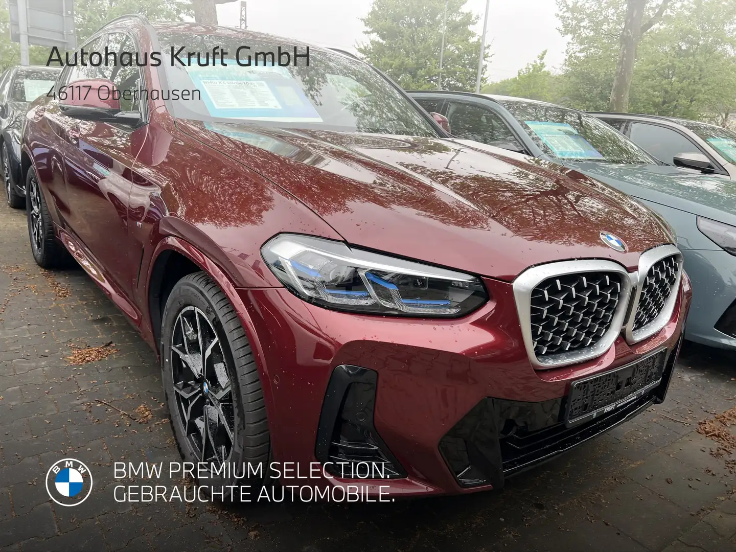BMW X4 xDrive20d M SPORT+PANO+AHK+LASERLICHT+KAMERA Rot - 1