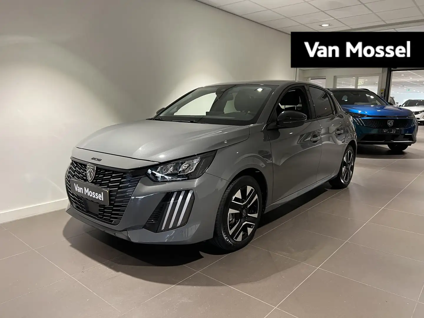 Peugeot 208 Hybrid 100 e-DCS6 Allure | AUTOMAAT | Navigatie | Grijs - 1