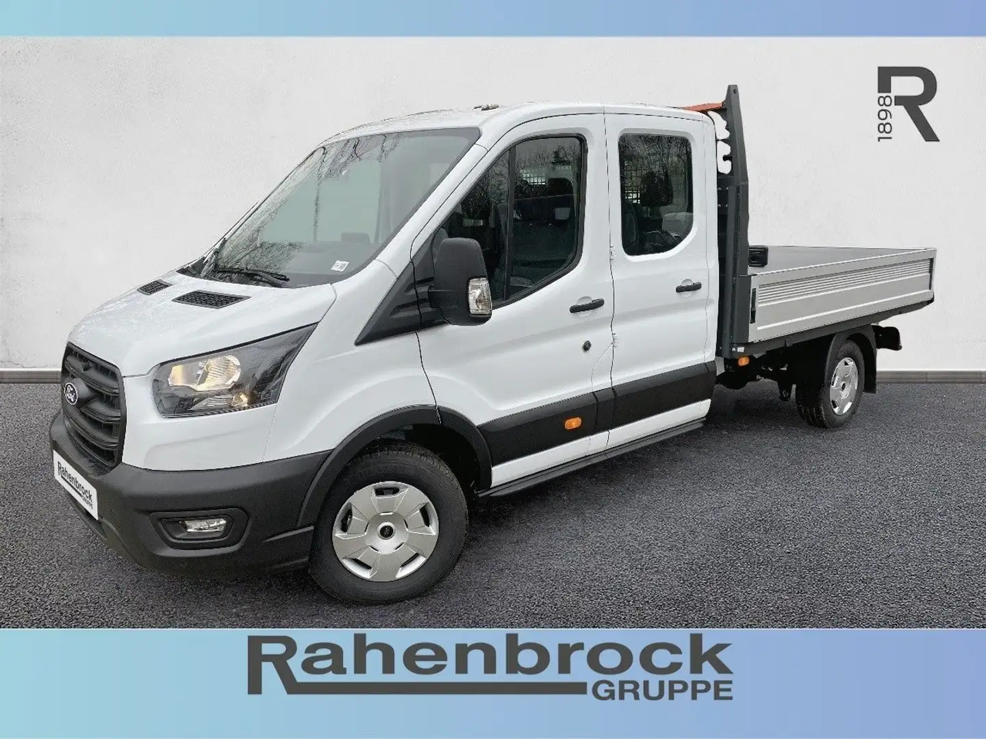 Ford Transit DoKa Pritsche 350L3 TREND 165PS M6 RWD Wit - 1