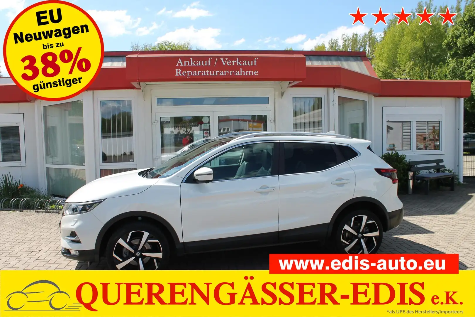 Nissan Qashqai 1.3 DIG-T Tekna 103 kW (140 PS), Schalt. 6-Gang... Blanco - 1