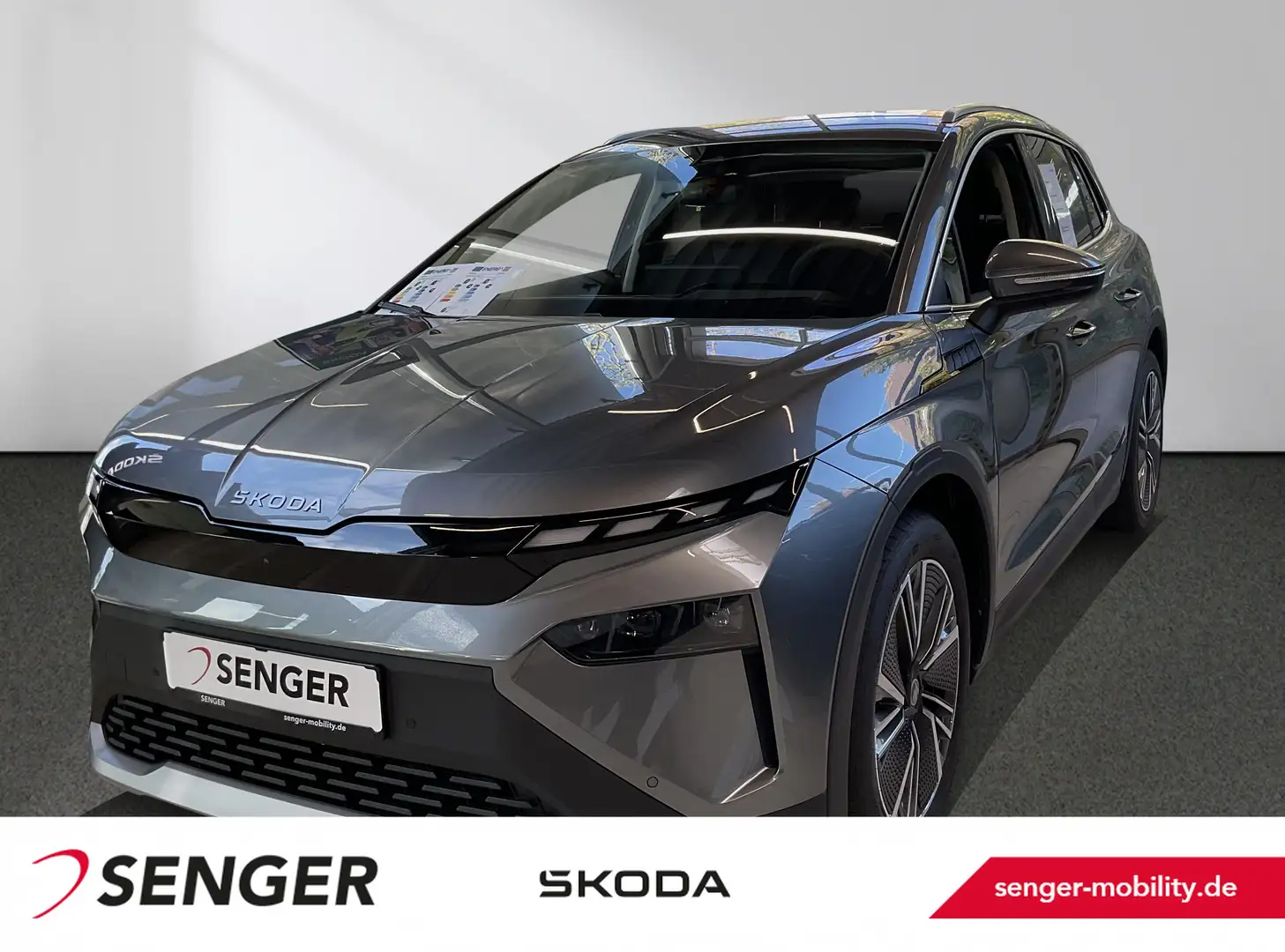 Skoda Elroq 85 Advanced AHK Wärmepumpe Digi-Cockpit Grau - 1