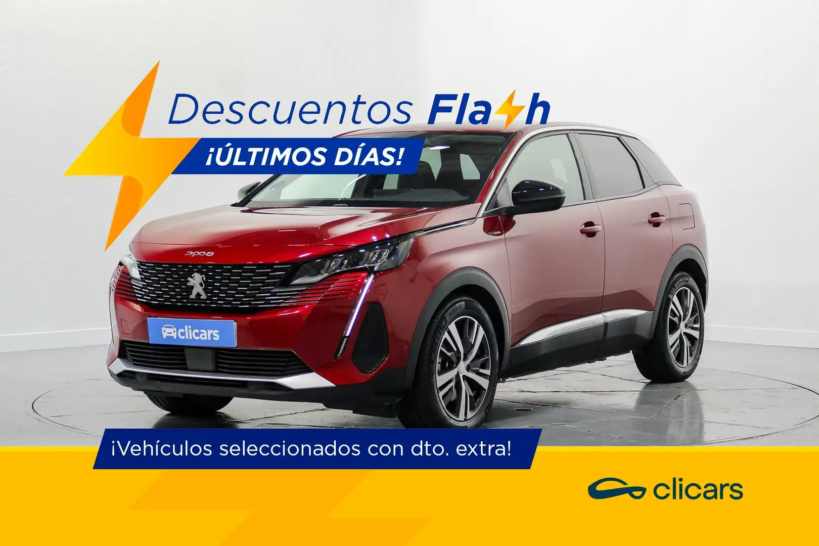 Peugeot 3008 HYB PHEV 225 Allure Pack e-EAT8 Rojo - 1