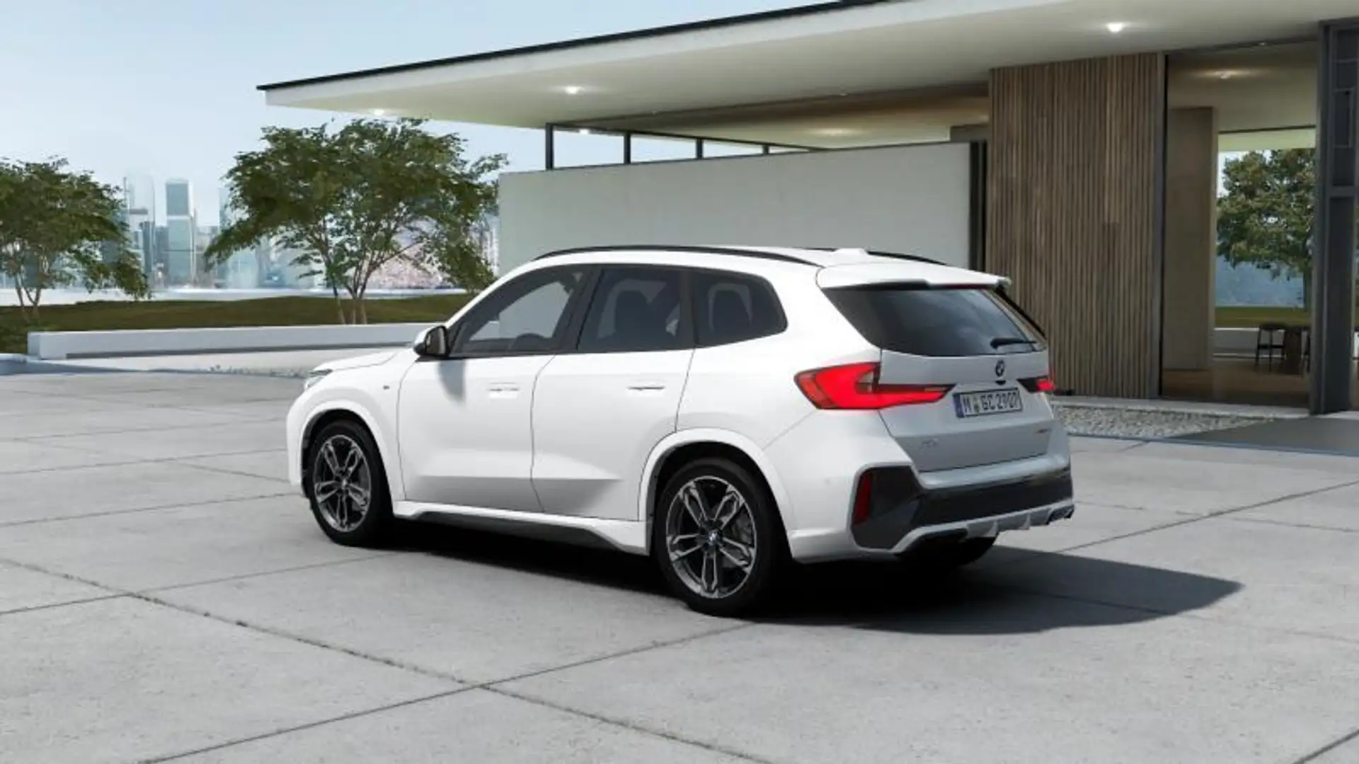 BMW X1 sdrive18d Msport auto Bianco - 2