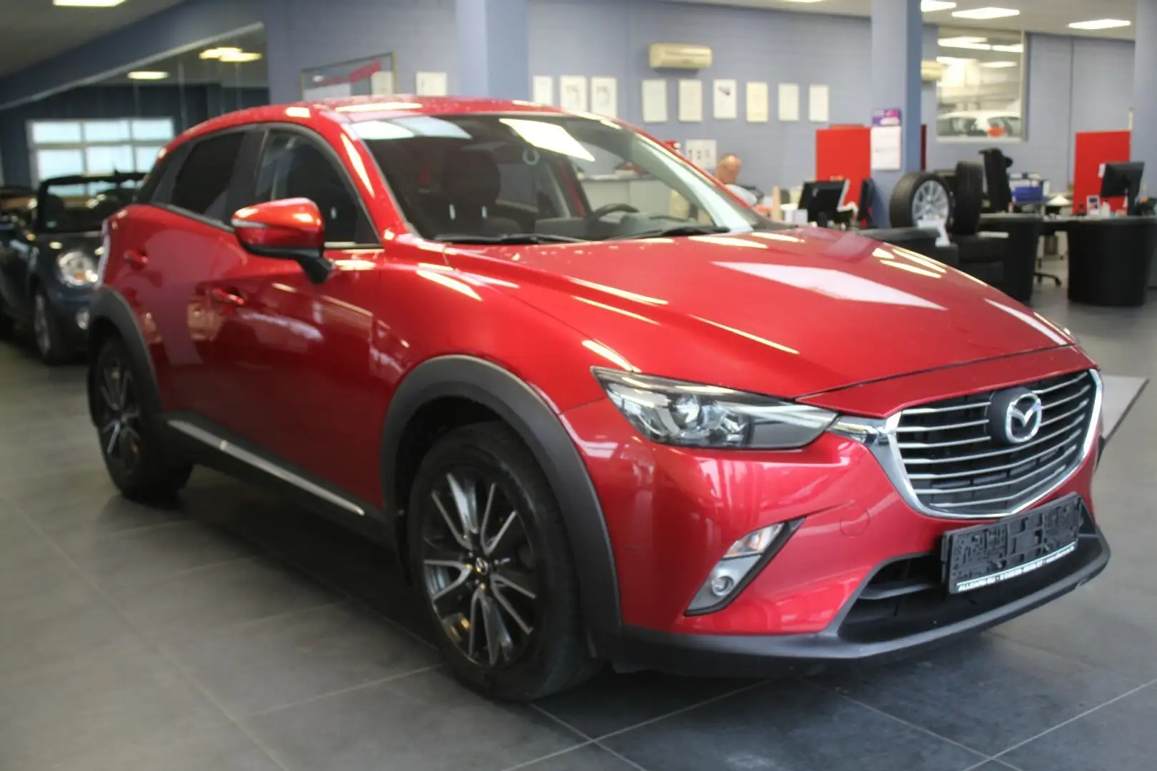 Mazda CX-3 SKYACTIVE-D 105 Aut. AWD Sports-Line Red - 1