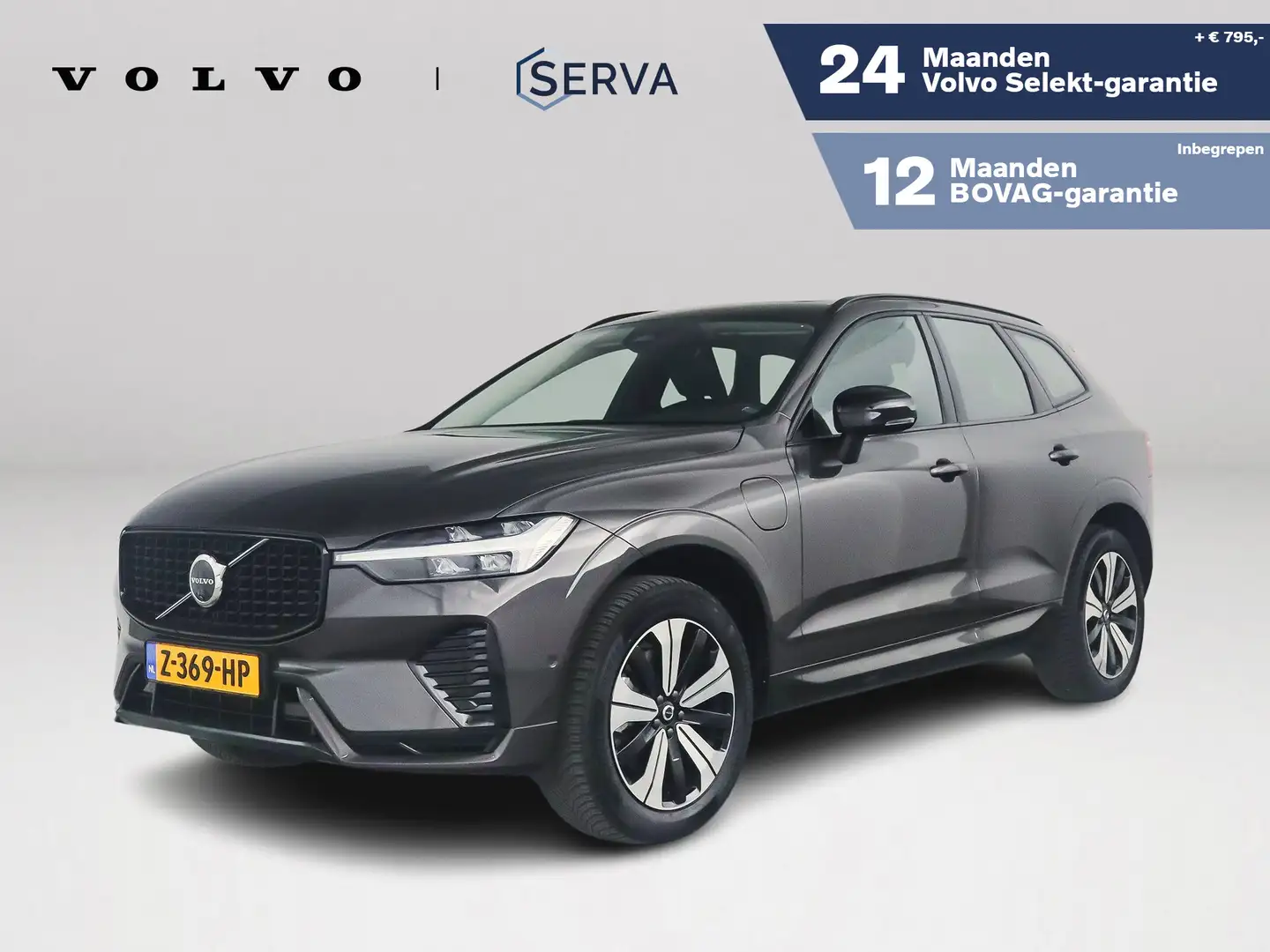 Volvo XC60 T6 Aut. Plug-in hybrid AWD Plus Dark | Panoramadak Grijs - 1