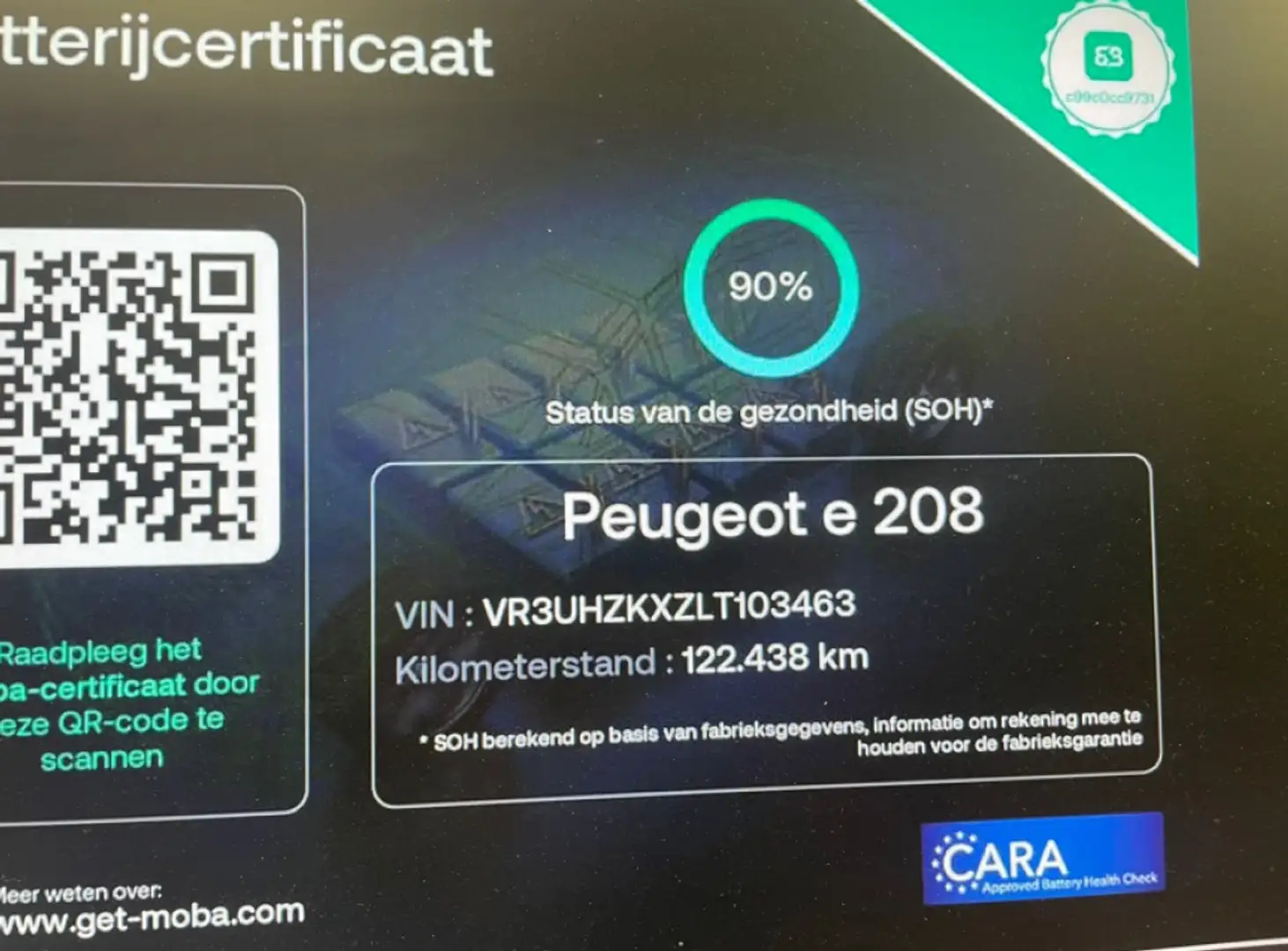 Peugeot e-208 Allure 50 kWh - Digitaal Cockpit, Carplay, Navi, C Noir - 2